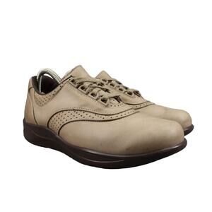Sas Shoes Womens 7.5 Sneakers Walk Easy Comfort Leather Classic Oxford Lace Up